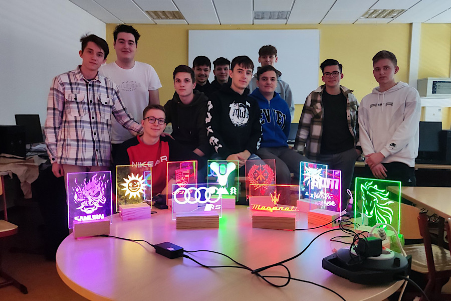 Mikrocontroller gesteuerte LED-Lampe