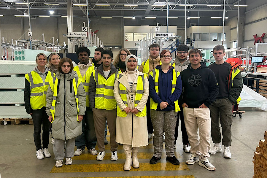 Betriebsbesichtigung bei der Firma Beck+Heun GmbH