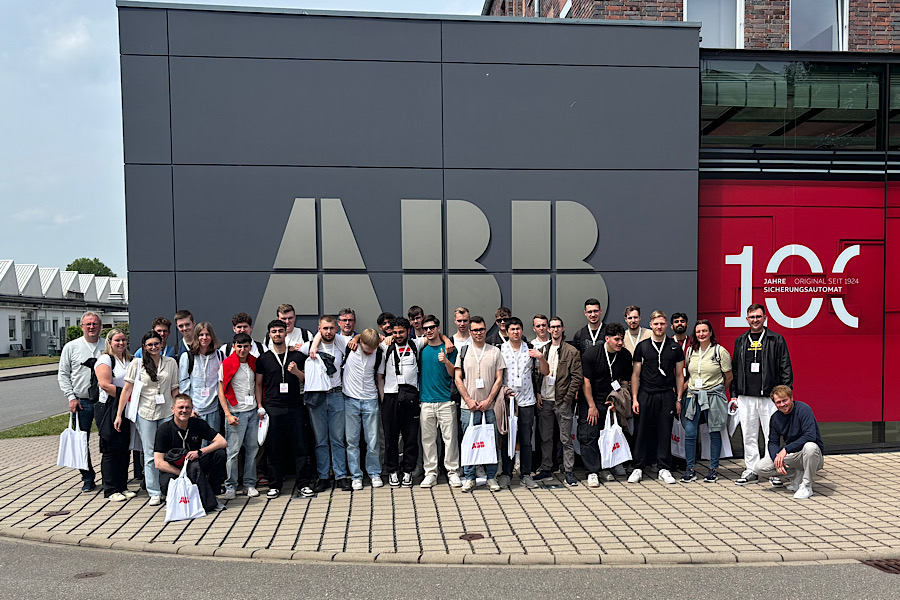 Spannender Werksbesuch bei ABB in Heidelberg